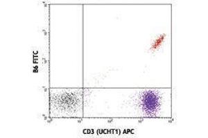 Flow Cytometry (FACS) image for anti-TCR, V delta 2 antibody (FITC) (ABIN2662028) (TCR, V delta 2 Antikörper (FITC))