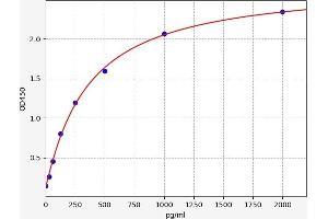 Typical standard curve (Caspase 12 ELISA Kit)