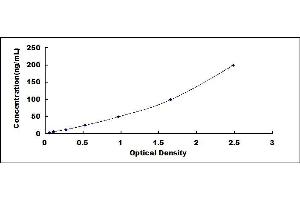 Typical standard curve (Biglycan ELISA Kit)