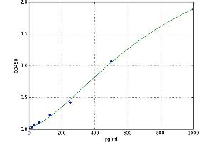 A typical standard curve
