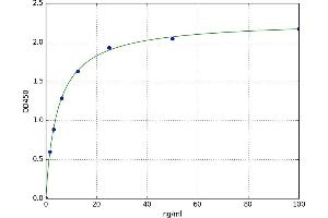 A typical standard curve
