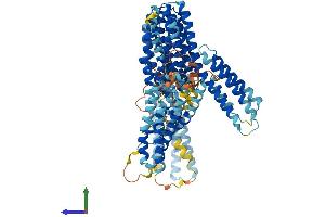 AlphaFold protein structure predicition of Human Recombinant CTNNA3 Protein, UniprotID Q9UI47