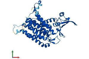Protein Structure (PS) image for Dolichyl-Phosphate (UDP-N-Acetylglucosamine) N-acetylglucosaminephosphotransferase 1 (GlcNAc-1-P Transferase) (DPAGT1) (AA 1-408) protein (His tag) (ABIN7548182)