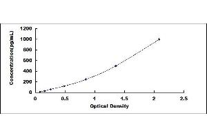 Typical standard curve (FGF18 ELISA Kit)