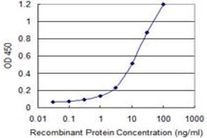 Detection limit for recombinant GST tagged IL18RAP is 0. (IL18RAP Antikörper  (AA 20-129))