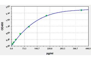 Typical standard curve