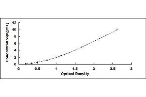 Typical standard curve (FURIN ELISA Kit)