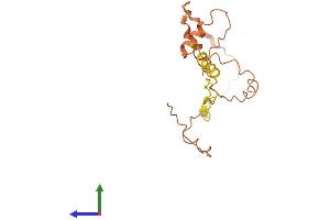 AlphaFold protein structure predicition of Human Recombinant LINC01356 Protein, UniprotID Q8N9X3