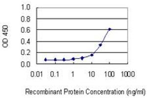 Detection limit for recombinant GST tagged DNAJC27 is 3 ng/ml as a capture antibody. (DNAJC27 Antikörper  (AA 1-273))