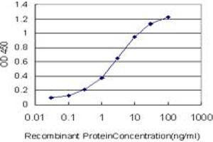 ELISA image for anti-UDP-Gal:betaGlcNAc beta 1,4- Galactosyltransferase, Polypeptide 4 (B4GALT4) (AA 35-134) antibody (ABIN563751)