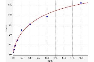 Typical standard curve (KIAA0101 ELISA Kit)