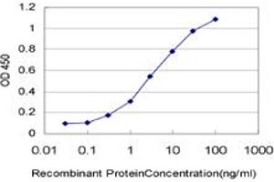 Detection limit for recombinant GST tagged ADAM2 is approximately 0. (ADAM2 Antikörper  (AA 376-475))