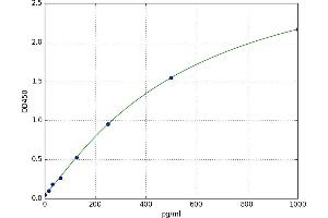 A typical standard curve