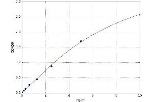 A typical standard curve