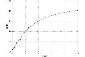 A typical standard curve