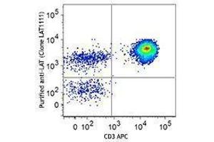Flow Cytometry (FACS) image for anti-Linker For Activation of T Cells (LAT) antibody (ABIN2666079) (LAT Antikörper)
