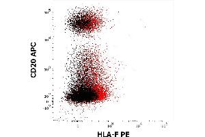 Flow Cytometry (FACS) image for anti-HLA Class I alpha F (HLAF) antibody (PE) (ABIN7013919)