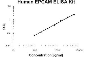 Human EPCAM Accusignal ELISA Kit Human EPCAM AccuSignal ELISA Kit standard curve.