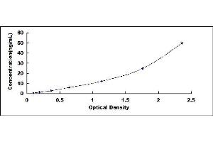 Typical standard curve (FAP ELISA Kit)