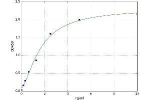 A typical standard curve