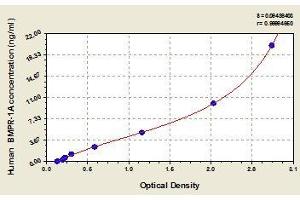 Typical standard curve (BMPR1A ELISA Kit)