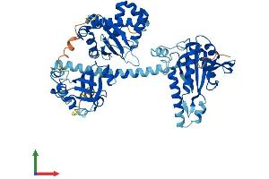 Protein Structure (PS) image for Guanylate Cyclase 1, Soluble, beta 3 (GUCY1B3) (AA 1-620) protein (His tag) (ABIN7562433)