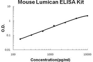 Mouse Lumican PicoKine ELISA Kit standard curve