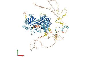 AlphaFold protein structure predicition of Mouse Recombinant Ints6l Protein, UniprotID Q8BND4