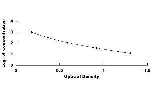 Typical standard curve (CGRP ELISA Kit)