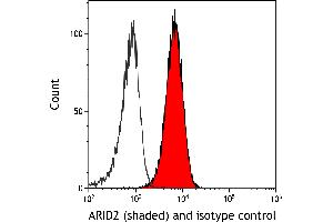 Flow Cytometry (FACS) image for anti-AT Rich Interactive Domain 2 (ARID, RFX-Like) (ARID2) (AA 1785-1835) antibody (ABIN7449532) (Rekombinanter ARID2 Antikörper  (AA 1785-1835))