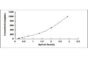Typical standard curve (CD163 ELISA Kit)