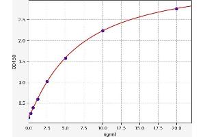 Typical standard curve (ALOX15B ELISA Kit)