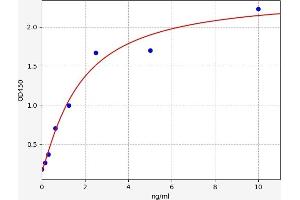 Typical standard curve