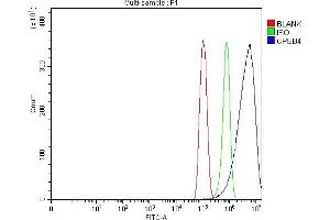 Flow Cytometry analysis of PC-3 cells using anti-CPEB4 antibody (ABIN7601199). (CPEB4 Antikörper  (AA 3-462))