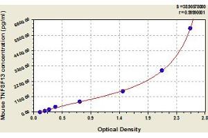 ELISA image for Tumor Necrosis Factor (Ligand) Superfamily, Member 13 (TNFSF13) ELISA Kit (ABIN6976294)