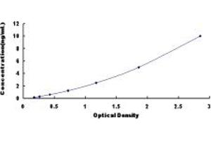 Typical standard curve (NEU2 ELISA Kit)