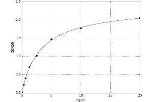 A typical standard curve