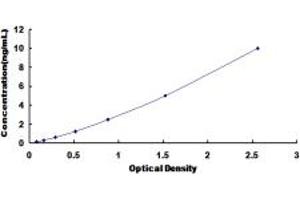 Typical standard curve (NR5A2 + LRH1 ELISA Kit)