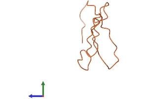 AlphaFold protein structure predicition of Human Recombinant KRTAP8-1 Protein, UniprotID Q8IUC2