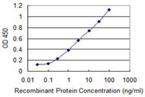 Detection limit for recombinant GST tagged SNAPC4 is 0. (SNAPC4 Antikörper  (AA 53-162))