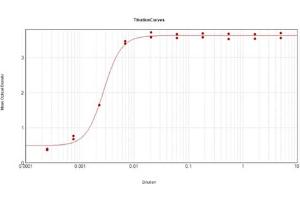 ELISA Results of Mouse IgG2a Isotype Control Biotin Conjugated.
