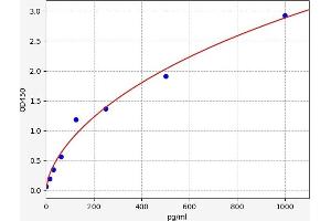 Typical standard curve (BMP4 ELISA Kit)