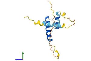 Protein Structure (PS) image for Inhibitor of DNA Binding 3, Dominant Negative Helix-Loop-Helix Protein (ID3) (AA 1-119) protein (His tag) (ABIN7548460)