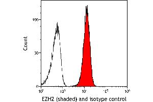 Flow Cytometry (FACS) image for anti-Enhancer of Zeste Homolog 2 (EZH2) (AA 1-154) antibody (ABIN7795766) (Rekombinanter EZH2 Antikörper  (AA 1-154))