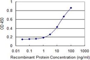 Detection limit for recombinant GST tagged IL1RAP is 0. (IL1RAP Antikörper  (AA 1-356))