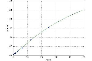 A typical standard curve