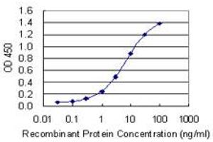 Detection limit for recombinant GST tagged GRLF1 is 0. (GRLF1 Antikörper  (AA 1-36))