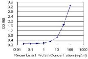 Sandwich ELISA detection sensitivity ranging from 1 ng/mL to 100 ng/mL. (TNFRSF6B (Human) Matched Antibody Pair)