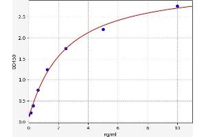 Typical standard curve (FAF2 ELISA Kit)
