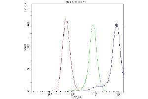 Flow Cytometry analysis of U251 cells using anti-CCT3 antibody (ABIN4886513).